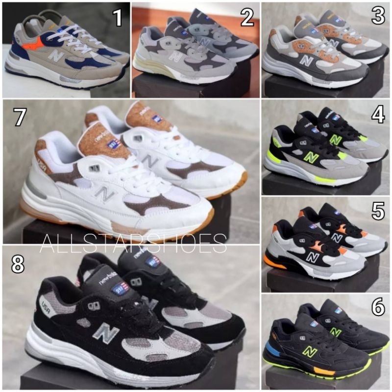 Sepatu Kasual NB 992 USA Sneakers Pria dan Wanita Fashion