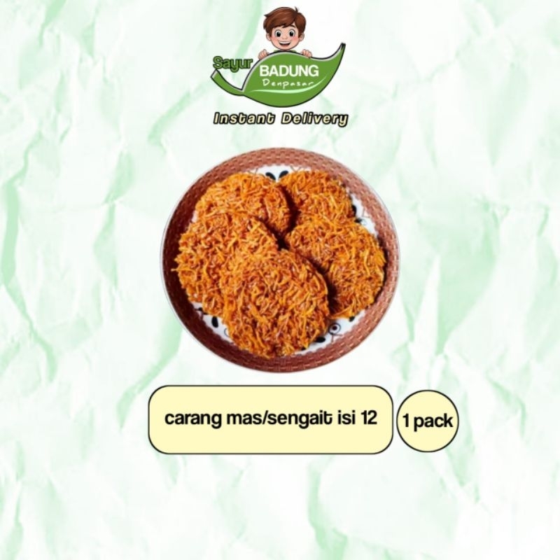 

Camilan Carang mas/Sengait 1 pack 12pcs