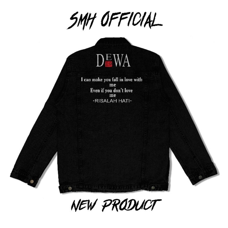 JAKET DENIM DEWA19 RISALAH HATI LIRIK