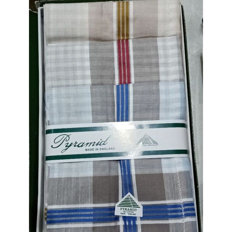 Pyramid saputangan pria isi  6 pis