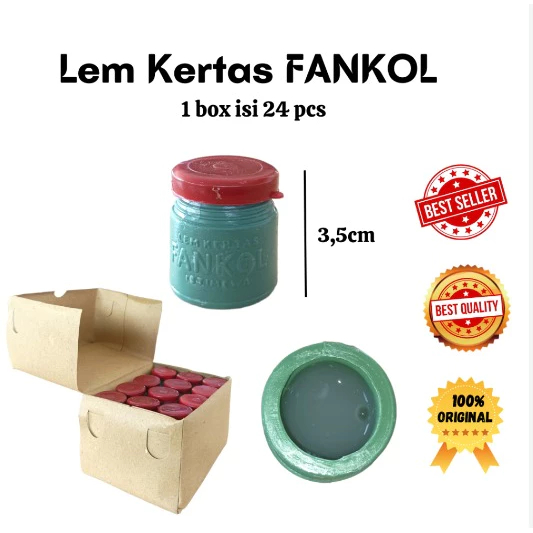 

(1 Pcs) Lem Kertas Colek Kecil MIni / Lem Kertas Serbaguna Fankol