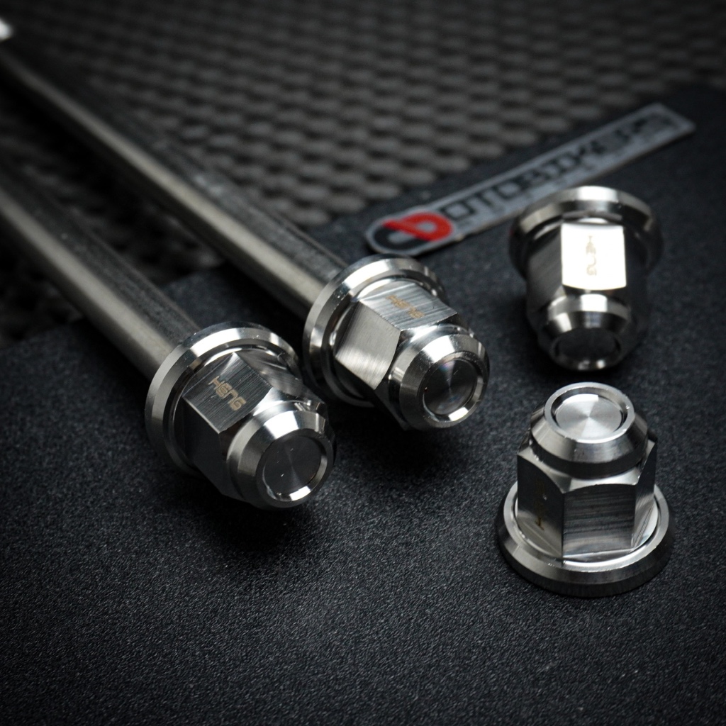 As Roda Depan / Belakang HENG Honda Wave Supra X 125 Karisma fi Arm Kotak NUI DKT Stainless Original