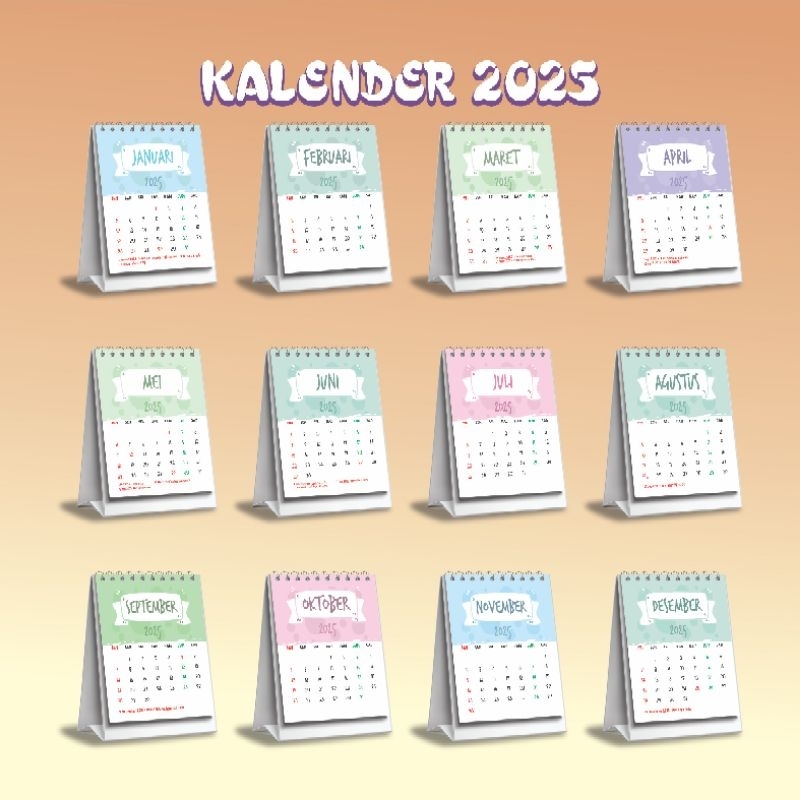 

KALENDER 2025 KALENDER SOUVENIR KALENDER MINI