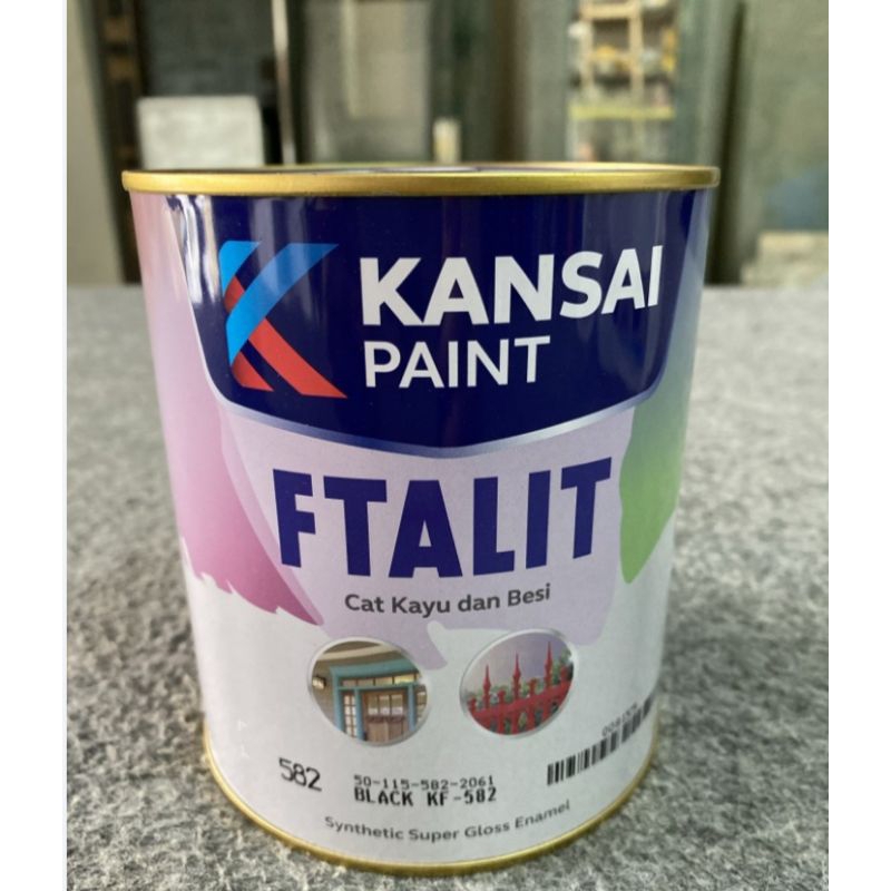 Cat Ftalit 1 kg warna Medium Grey