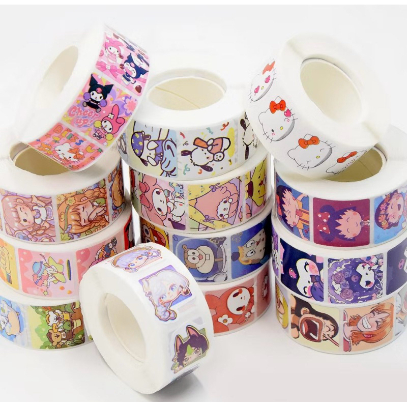 

stiker roll murah,1 roll 500pcs