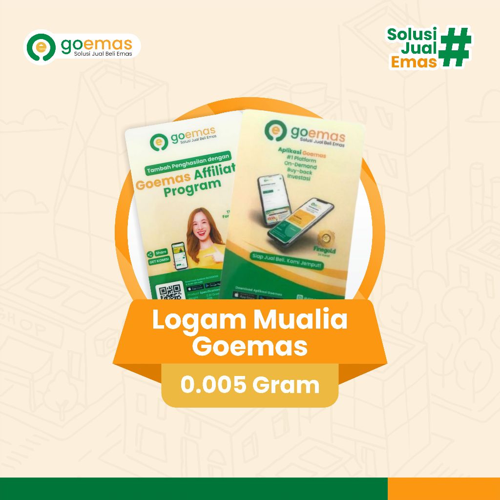 GOEMAS - MICRO GRAM Emas Mini Babygold Baby Gold Logam Mulia 24K 0.005 GR