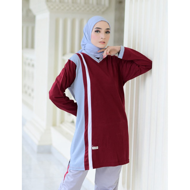 ATASAN TUNIK OLAHRAGA WANITA MUSLIMAH//TUNIK OLAHRAGA MUSLIMAH//TUNIK WANITA//atasan olahraga wanita