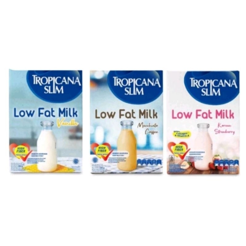 

Tropicana Slim Low Fat Milk 500gr Susu Rendah Lemak