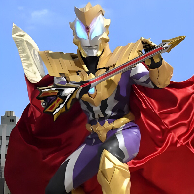 DX King sword Pedang Ultraman Geed Royal Mega Master Alat berubah tombak Ultraman Geed ada lampu dan