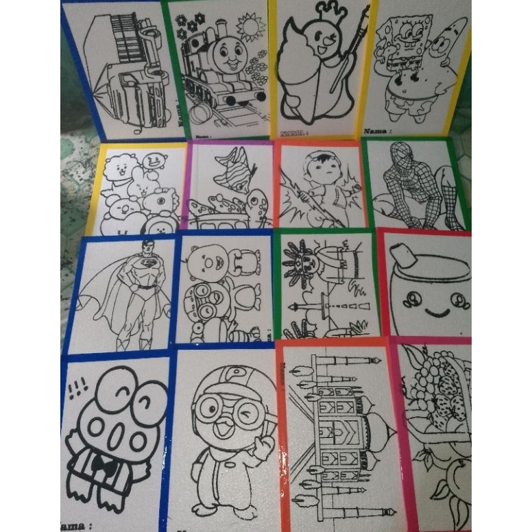 

KODE L12K HEBOH paket usaha 5 picssterofoamlukisan mewarnai sterofoam