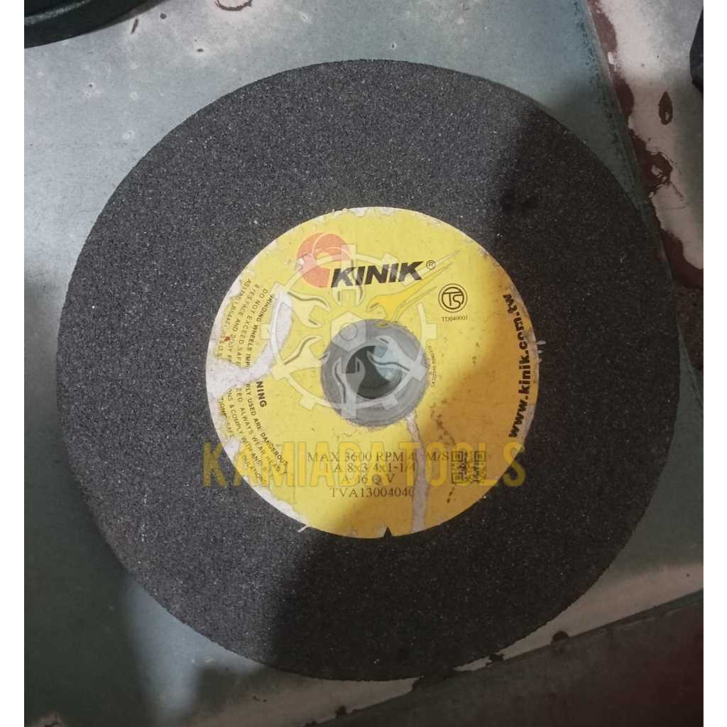 Batu Grinding Asah 8"/Batu Gerinda Duduk 8"/Batu Gerinda duduk 8" A46 KINIK