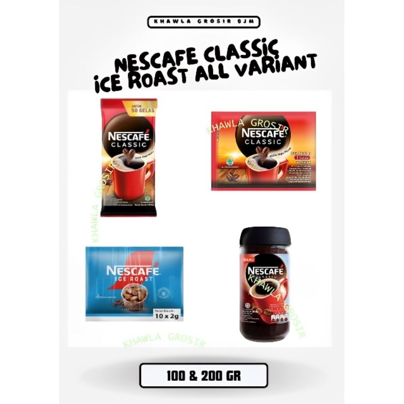 

KALSEL NESCAFE ICE ROASTED CLASSIC 200 GR GLASSES SACHET REFILL