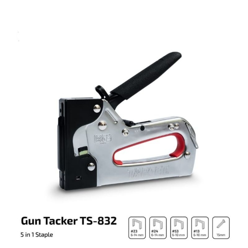 

Stapler / Staples Tembak Gun Tacker TS-832 Target 5in1