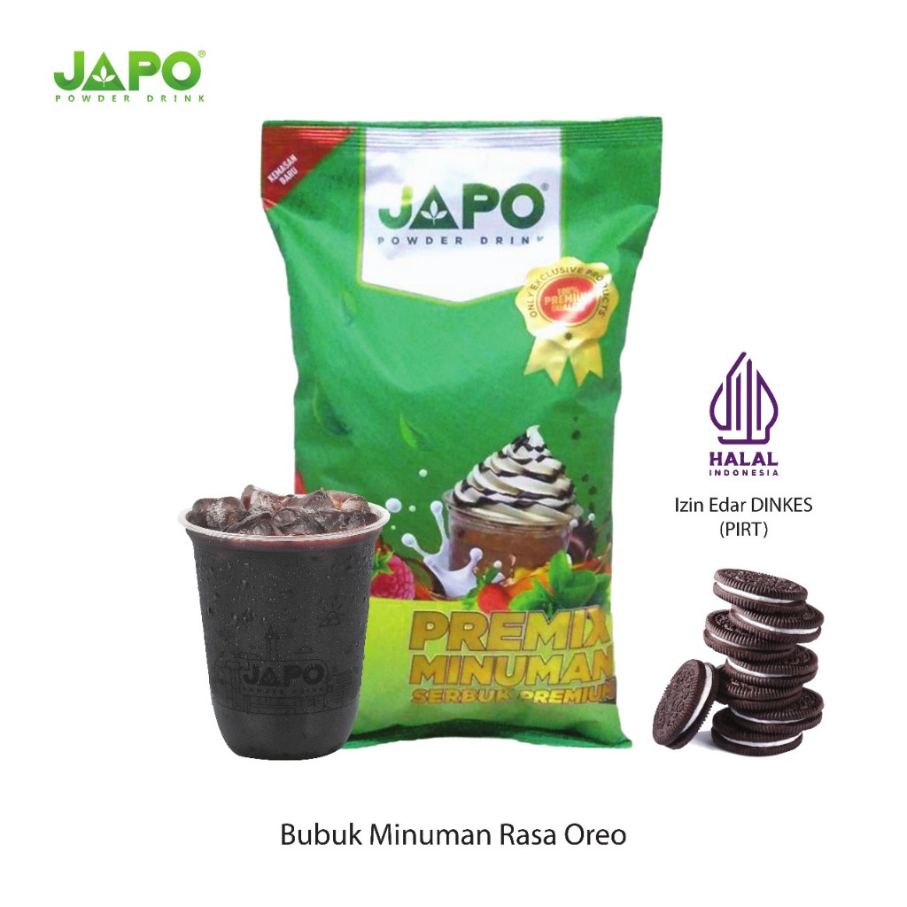 

JAPO Bubuk Minuman Black Cookies 1 Kg
