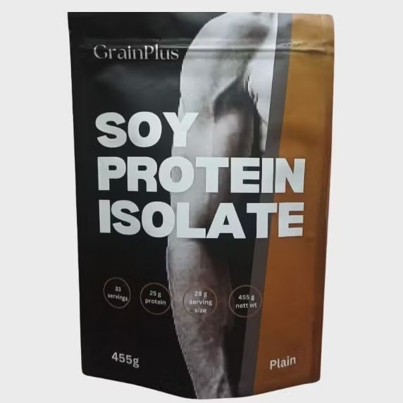 

Grainplus Soy Protein Isolate Plain Susu Protein Tinggi Nabati Daily Gym 1 Lbs