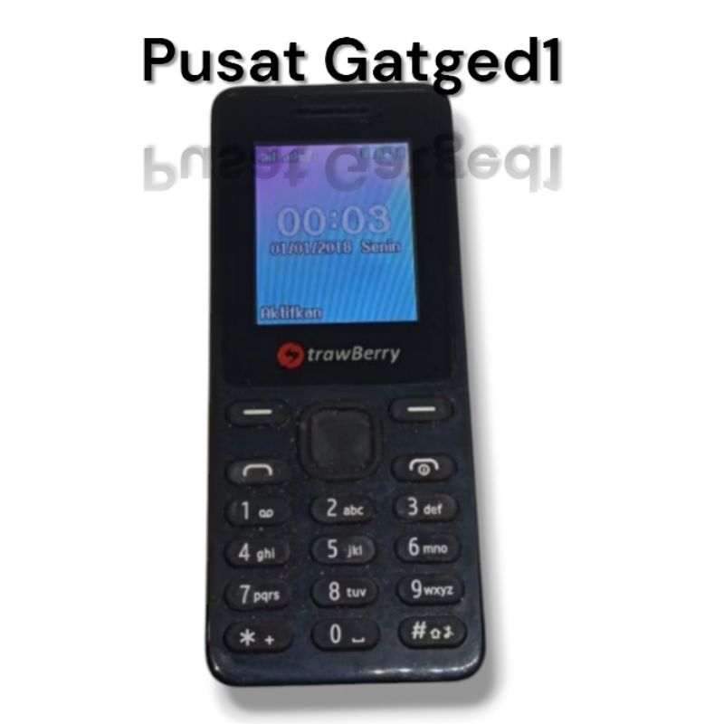 HP Jadul Strawberry ST22 Normal second dual sim bisa sd card