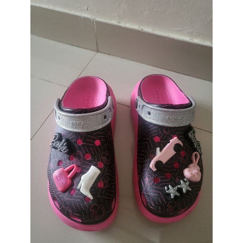 crocs wanita ori preloved spec edition barbie