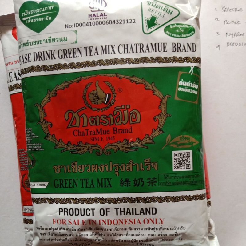 

[ COD ] Bubuk Green tea 200gr - Bubuk minuman gren tea- teh tailan Powder - teh hijau Bubuk- Serbuk teh Green Tea Bubuk Nyoklat Serbuk Capucino instan Cappucino shaset