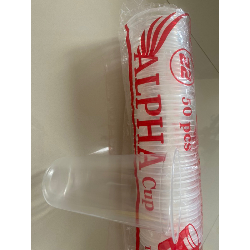 GELAS CUP PLASTIK 22 OZ ( ISI 50 ) / GELAS CUP 22 OZ