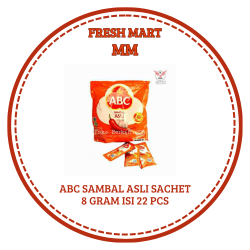 

ABC Sambal Asli Sachet 8 Gram isi 22 Pcs Pasar Online Makassar PAsar Murah MAkassar