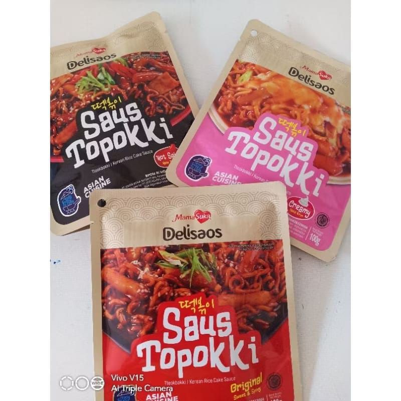 

mamasuka saus tokpoki ori/creamy/hot spicy