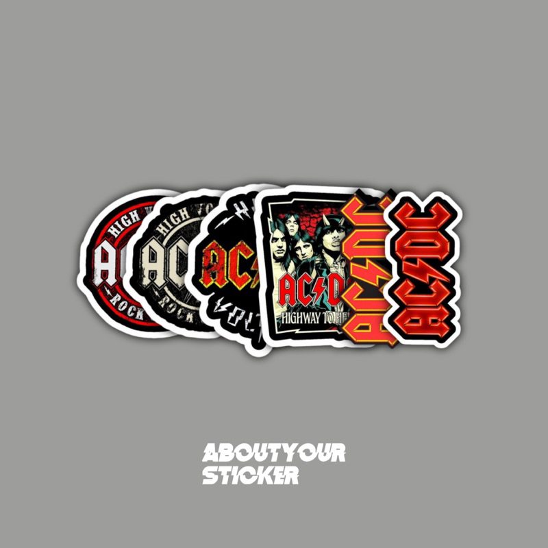 

Stiker BAND ACDC Vol 1 isi 6pcs