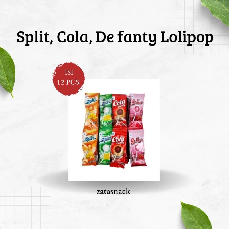 

Split, Cola, De fanty Lolipop isi 10pcs