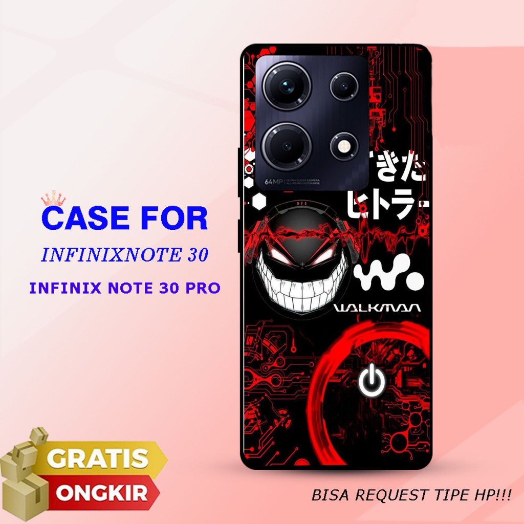 CASE GLOSSY INFINIX NOTE 30 / NOTE 30 PRO dan ALL TYPE SMARTPHONE & ANDROID Bisa request tipe Cassin