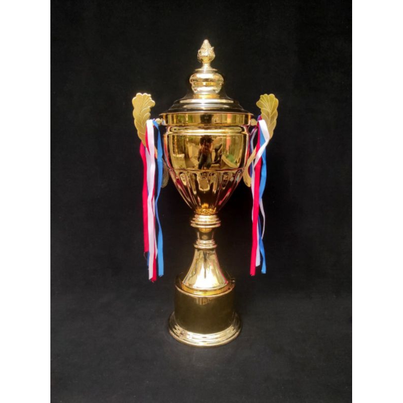 Trophy logam • Trophy aluminium cup sepuh • Piala Turnament • Piala murah