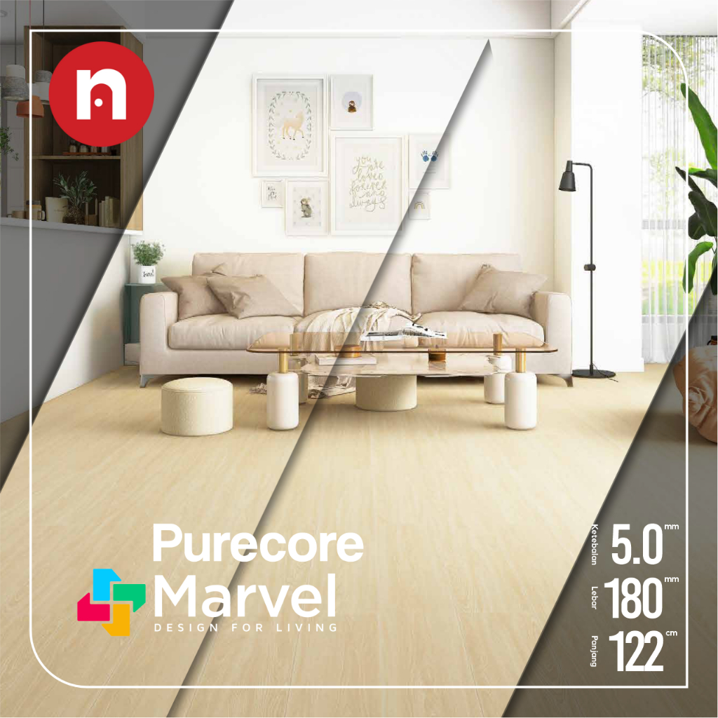 VINYL LANTAI 5MM L VINYL MARVEL PURECORE SERIES