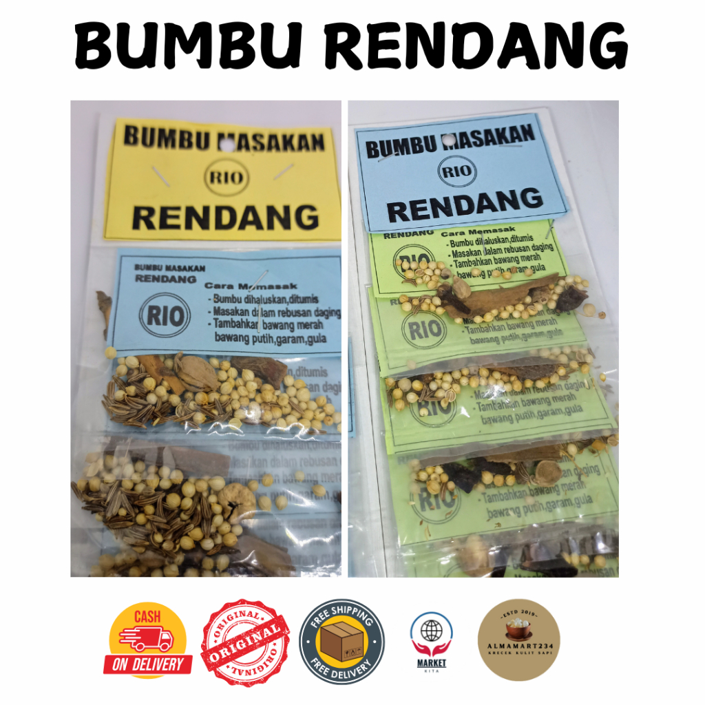 

BUMBU RENTENG REMPAH RENDANG RACIK ALAMI