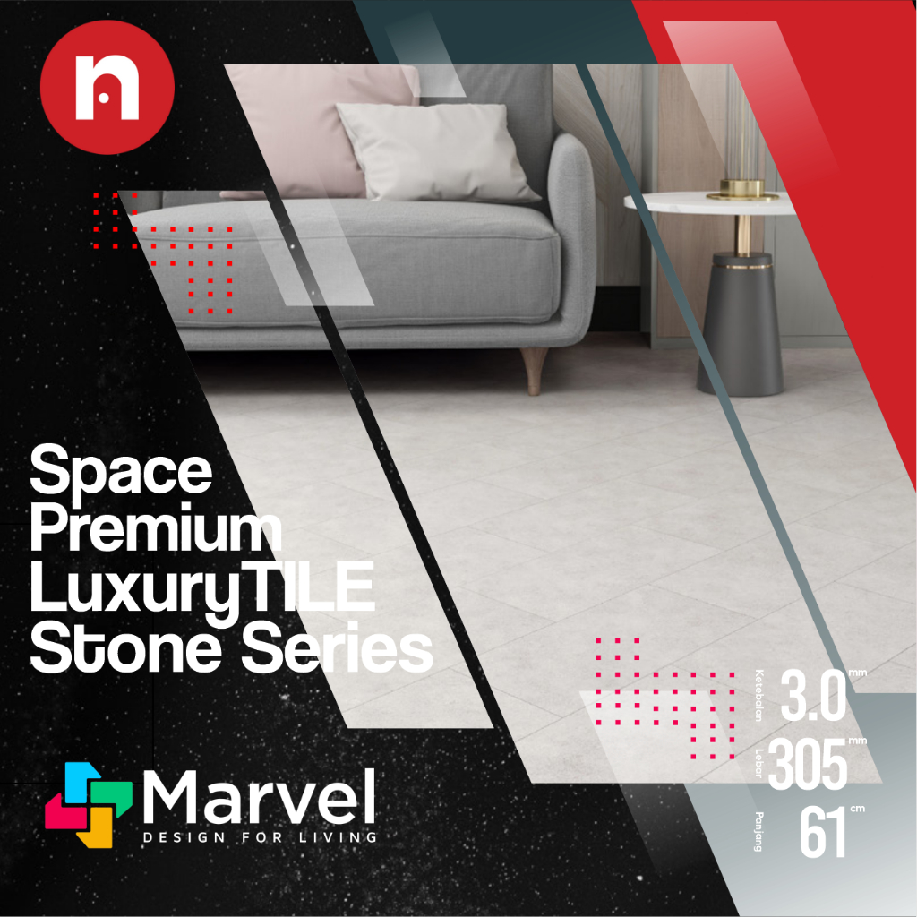 VINYL LANTAI 3MM L VINYL MARVEL SPACE STONE MARVEL