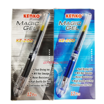 

( 12 Pcs ) KENKO - Bolpen Gel Magic Jel KE-200 - 0.5 mm