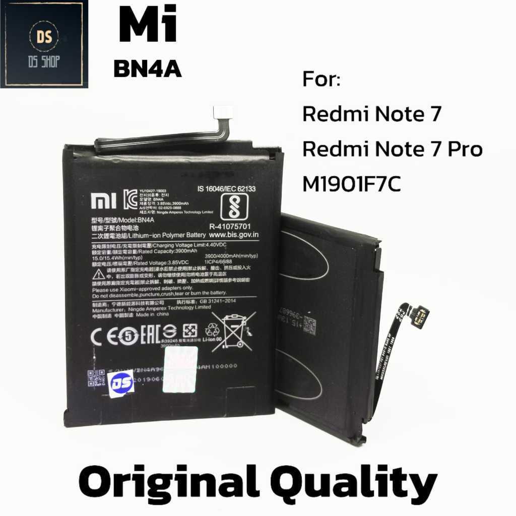 BN4A Baterai HP Xiaomi Redmi Note 7 BN 4A Ori Batrai Batre XIomi Redmi Note 7 Pro Double Power JMA
