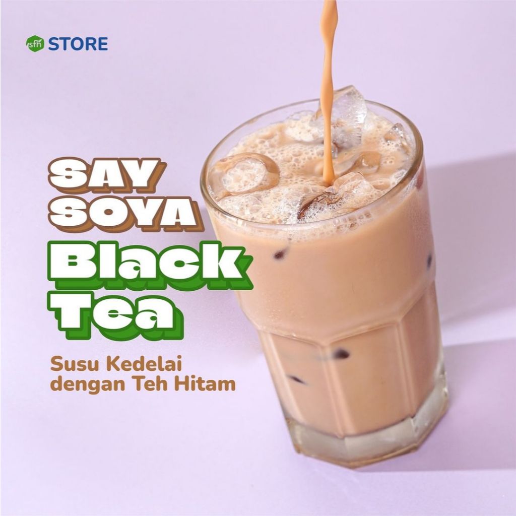 

SUSU KEDELAI BUBUK SAY SOYA BLACK TEA | MINUMAN BUBUK INSTANT