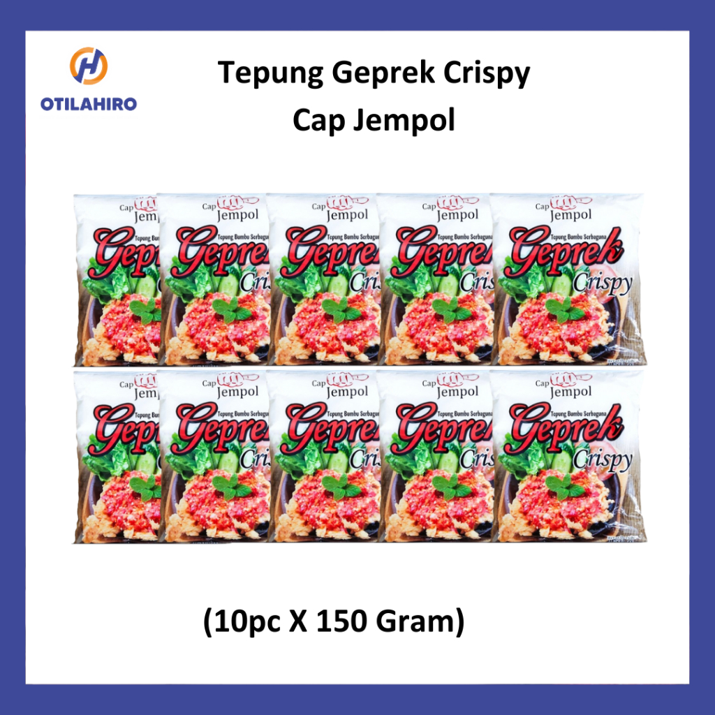 

1 Pack Tepung Geprek Serbaguna 150 gram Cap Jempol / Tepung Bumbu Serbaguna Pedas