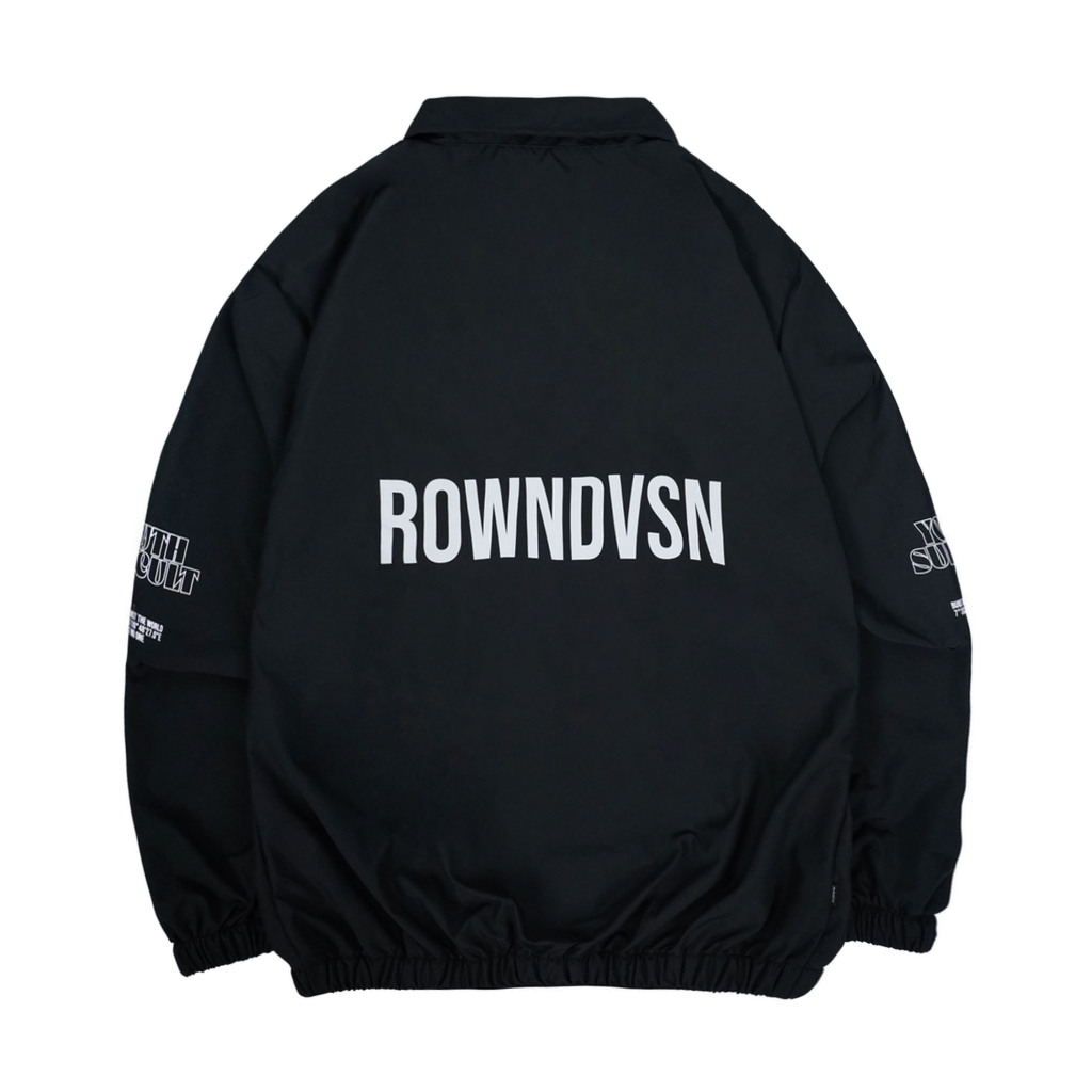 Rown Division Official Tracksuit Jacket - Rowndvsn Jaket Mortalia Black