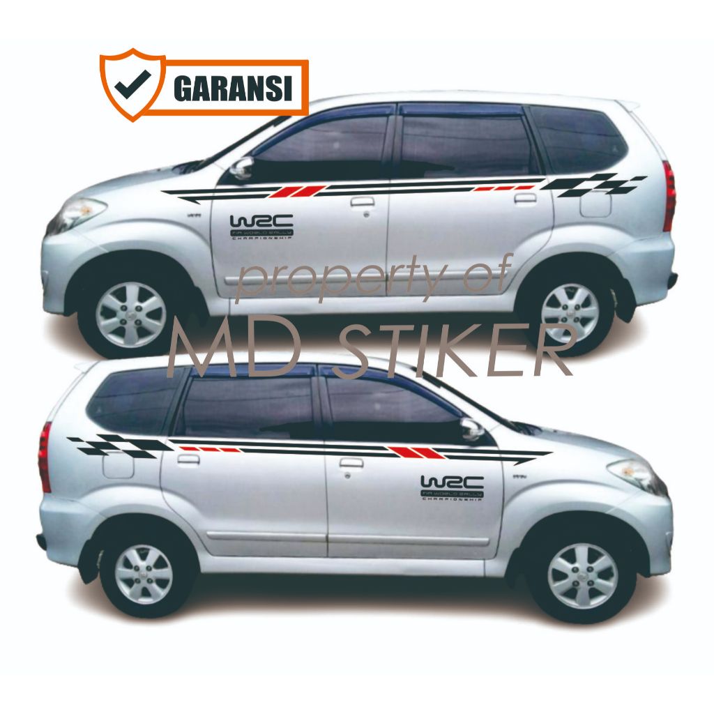 Stiker Mobil Avanza Aksesoris Xenia Cutting Sticker Innova Lis Variasi Sigra Calya Ertiga terbaru