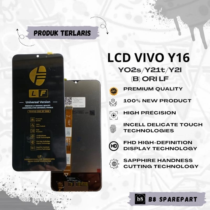 LCD TOUCHSCREEN VIVO Y16 / VIVO Y21T / VIVO Y21 2020 ORI OEM