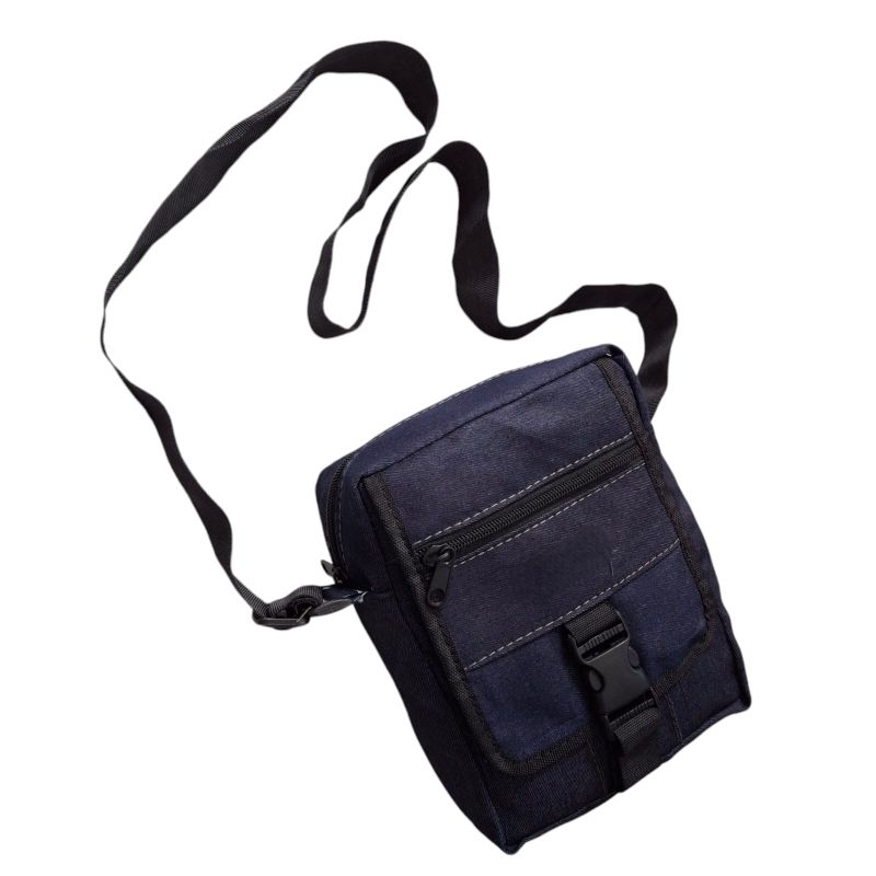 Tas Selempang Pria Tas Pria Bahan Jeans Casual  Slingbag Pria Terbaru Tas Fashion Pria