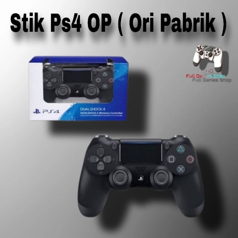 stik wireless ps4 op warna hitam stik ps 4