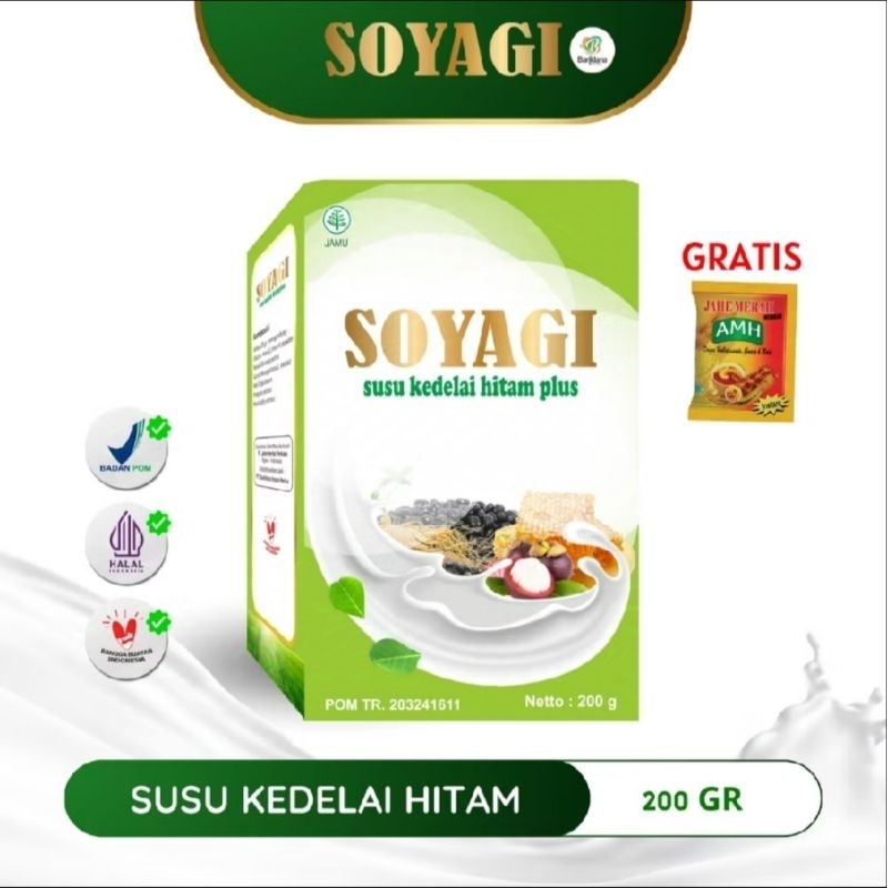 

SOYAGI SUSU DIET ALAMI 200G GRATIS 1PCS JAHE MERAH