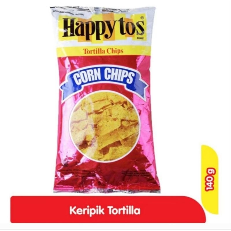 

HAPPY TOS TORTILLA CHIPS MERAH 140G