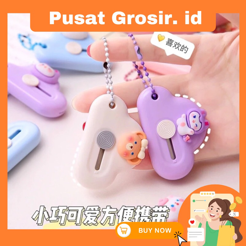 

Mini Portable Cutter/ Cutter Mini /Cutter Kucing/ Cutter Mini Cloud / Pisau Split Pemotong Kertas Pisau Pemotong Kertas Wallpaper Cutter Kerajinan