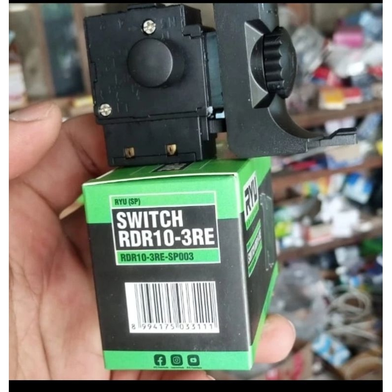 saklar bor Ryu 10mm / switch bor Ryu / on off bor Ryu  10mm ( asli )