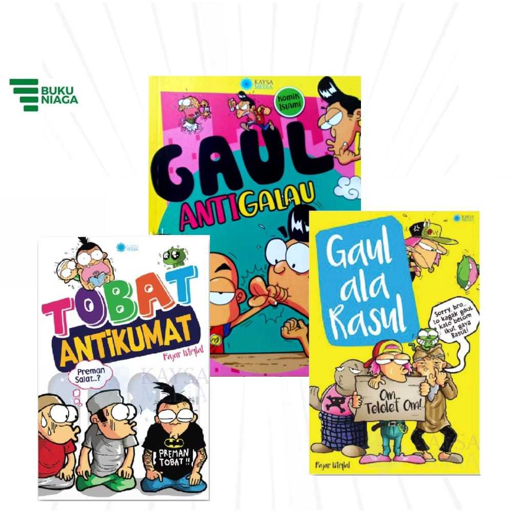 Buku Komik Islam Untuk Anak Gaul Anti Galau - Gaul Ala Rasul - Tobat Anti Kumat - Tobat Yuk - Komik 