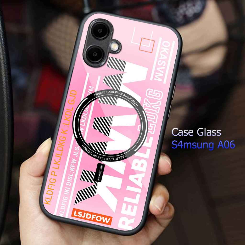 Softcase Glass Kaca Samsung A06- Casing Hp  Samsung A06 - Case Hp Samsung A06 - Softcase  Samsung A0