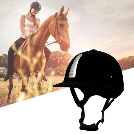 baru - Horse Riding Helmet / Helm Berkuda / Equestrian Helmet ABS + Velour Produk Berkuda Topi Berku