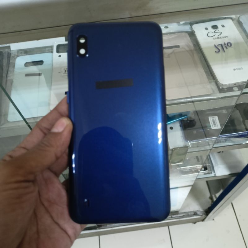 Casing Backdoor Set Samsung A10 Blue Original Copotan
