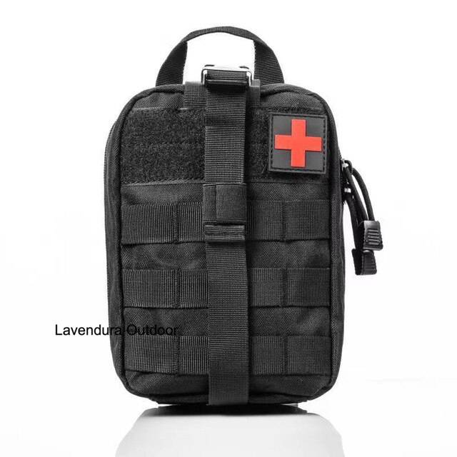 Waist Pocket Emergency Black Military Tactical Army P3K Tas Medis Obat P3K First Aid Kit Medical Bag